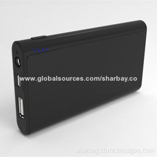 Dual USB Port Power Banks with 6,000mAh Capacity/Various Colors Available, 4 Power Indicator LightsNew